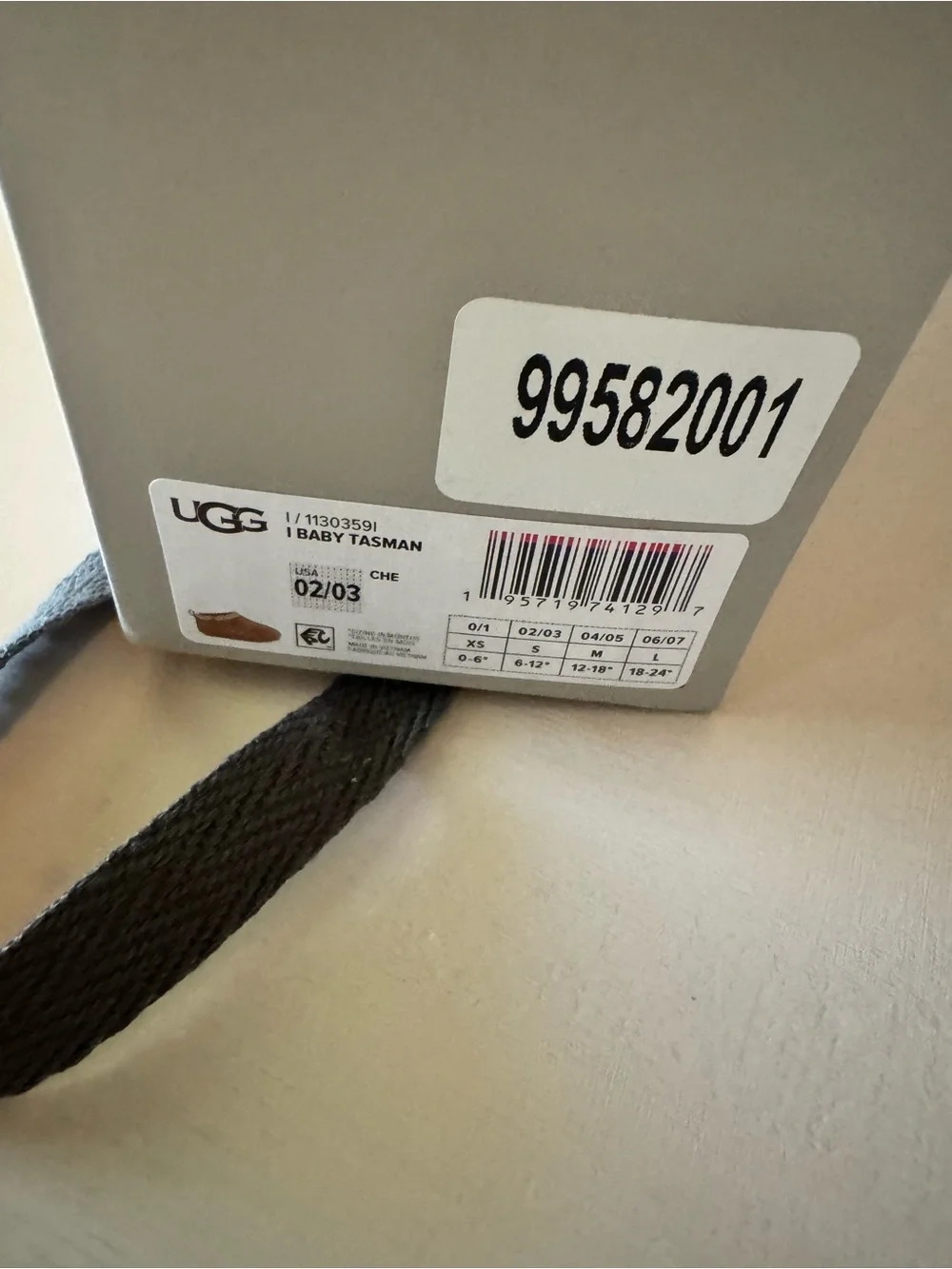 UGG Baby Chestnut Sheepskin Moccasin Booties/ slip-ons